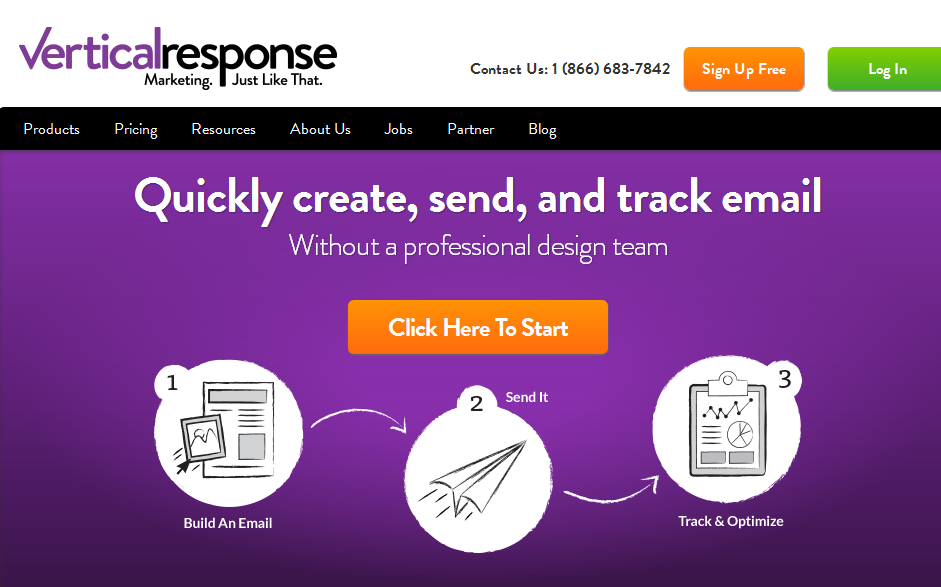 Top Rated Email Marketing Service #2: Vertical Response Top Rated Email Marketing Service #2: Vertical Response