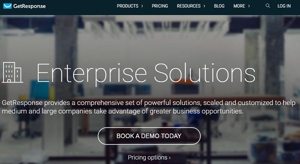 Getresponse Enterprise Solutions Pricing